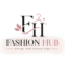 Fashion Hub logo with pink floral hanger icon and “Style That Speaks You” tagline
